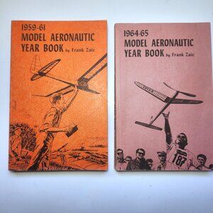 Model Aeronautic Year Books Frank Zaic 1959-61 and 1964-65 Illustrated